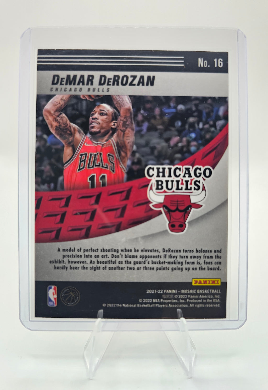 2021-22 Panini Mosaic #16 DeMar DeRozan Elevate