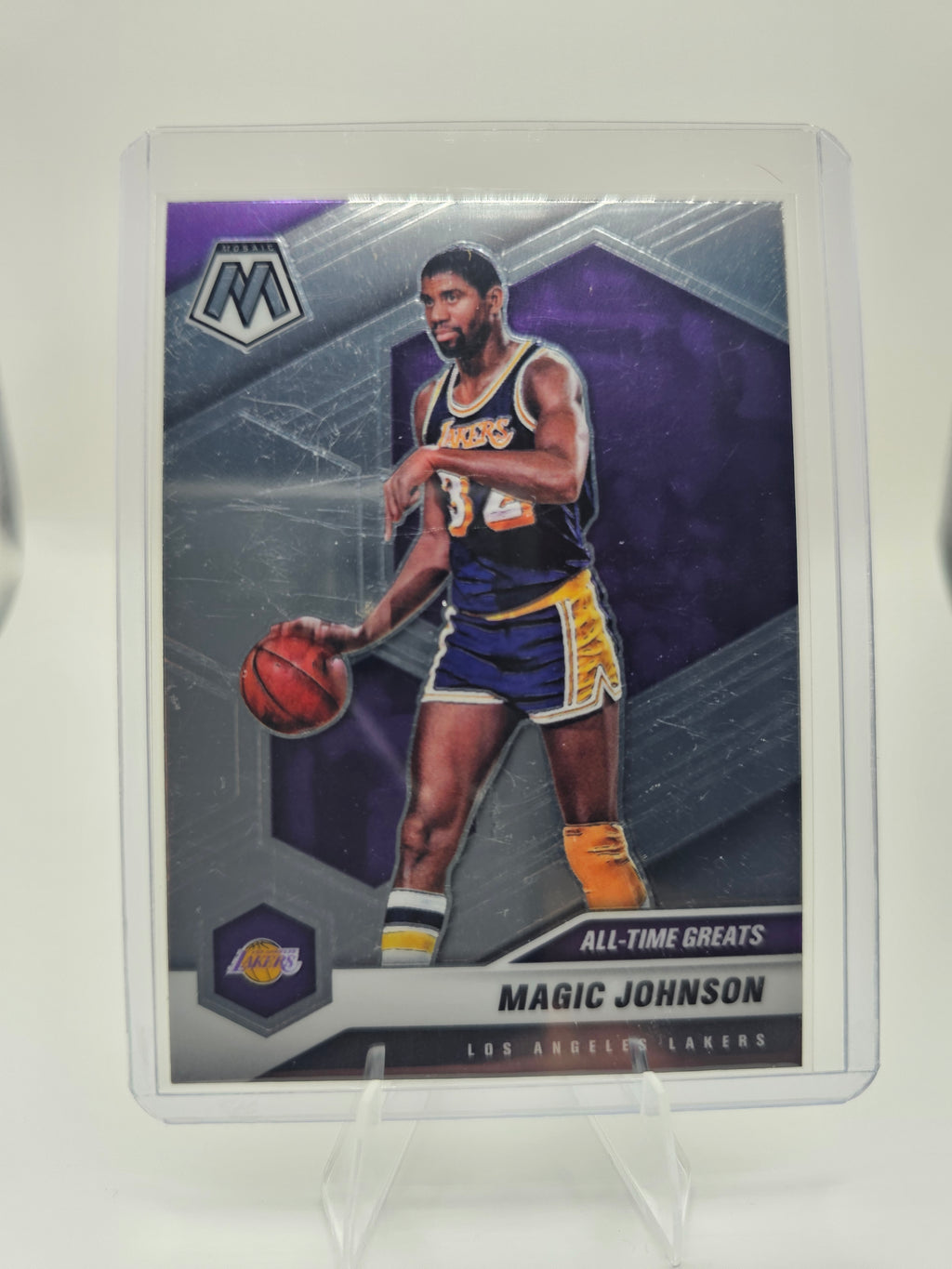 2020-21 Panini Mosaic #288 Magic Johnson