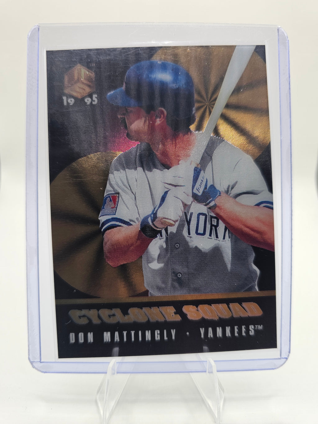 1995 Pinnacle Sportflix Cyclone Squad #CS11 Don Mattingly
