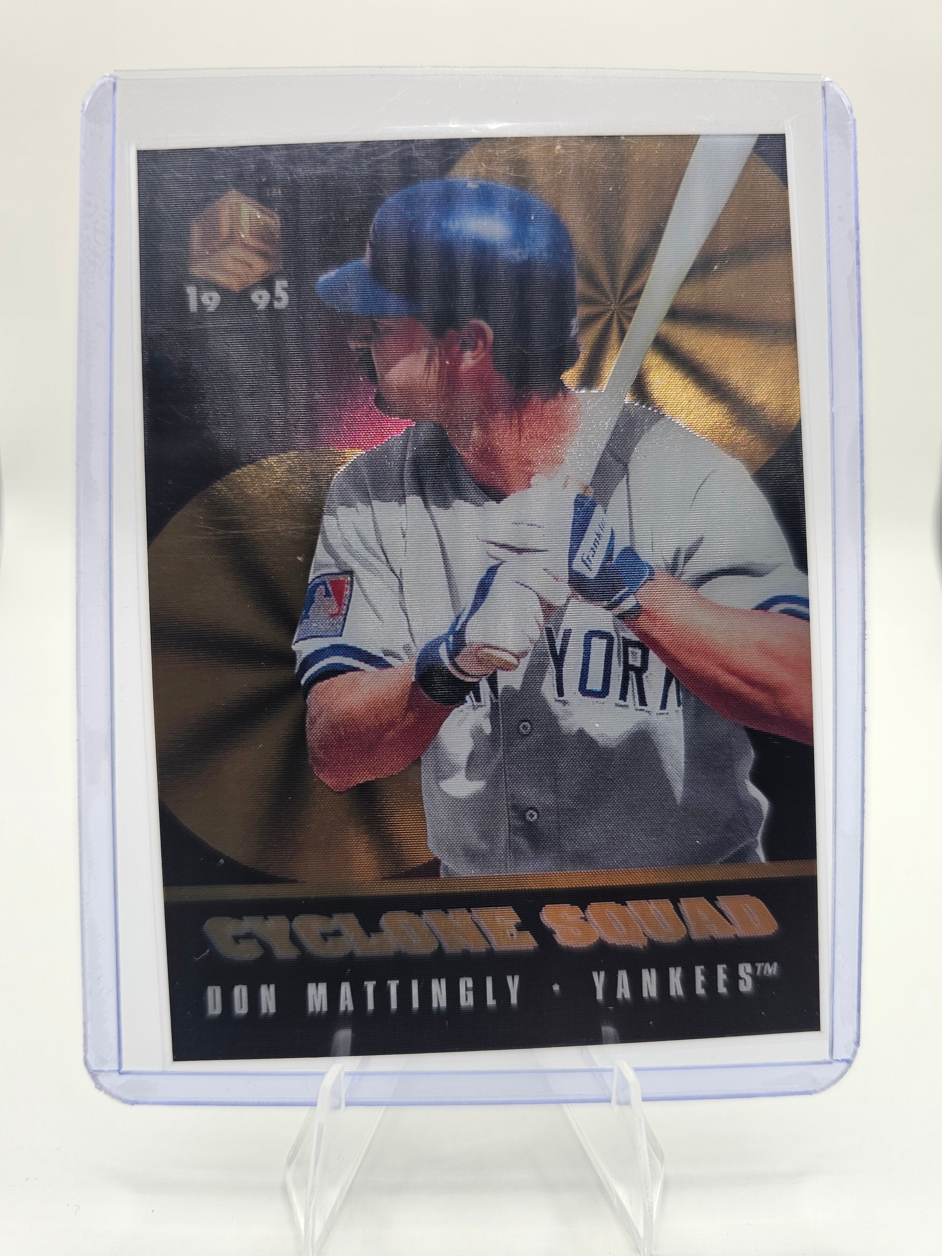 1995 Pinnacle Sportflix Cyclone Squad #CS11 Don Mattingly