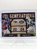 2011 Panini Threads Generations #9 Ed Reed / Darrelle Revis