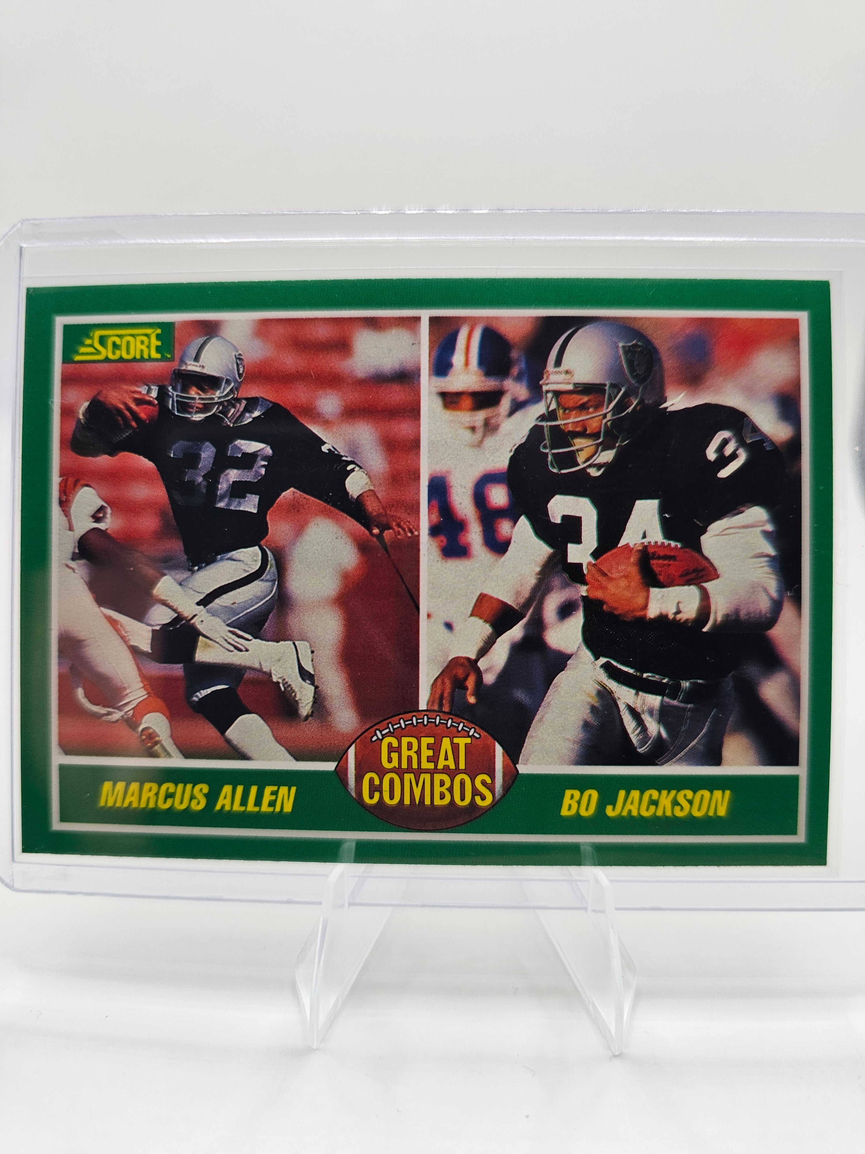 1989 Score #284 Marcus Allen / Bo Jackson