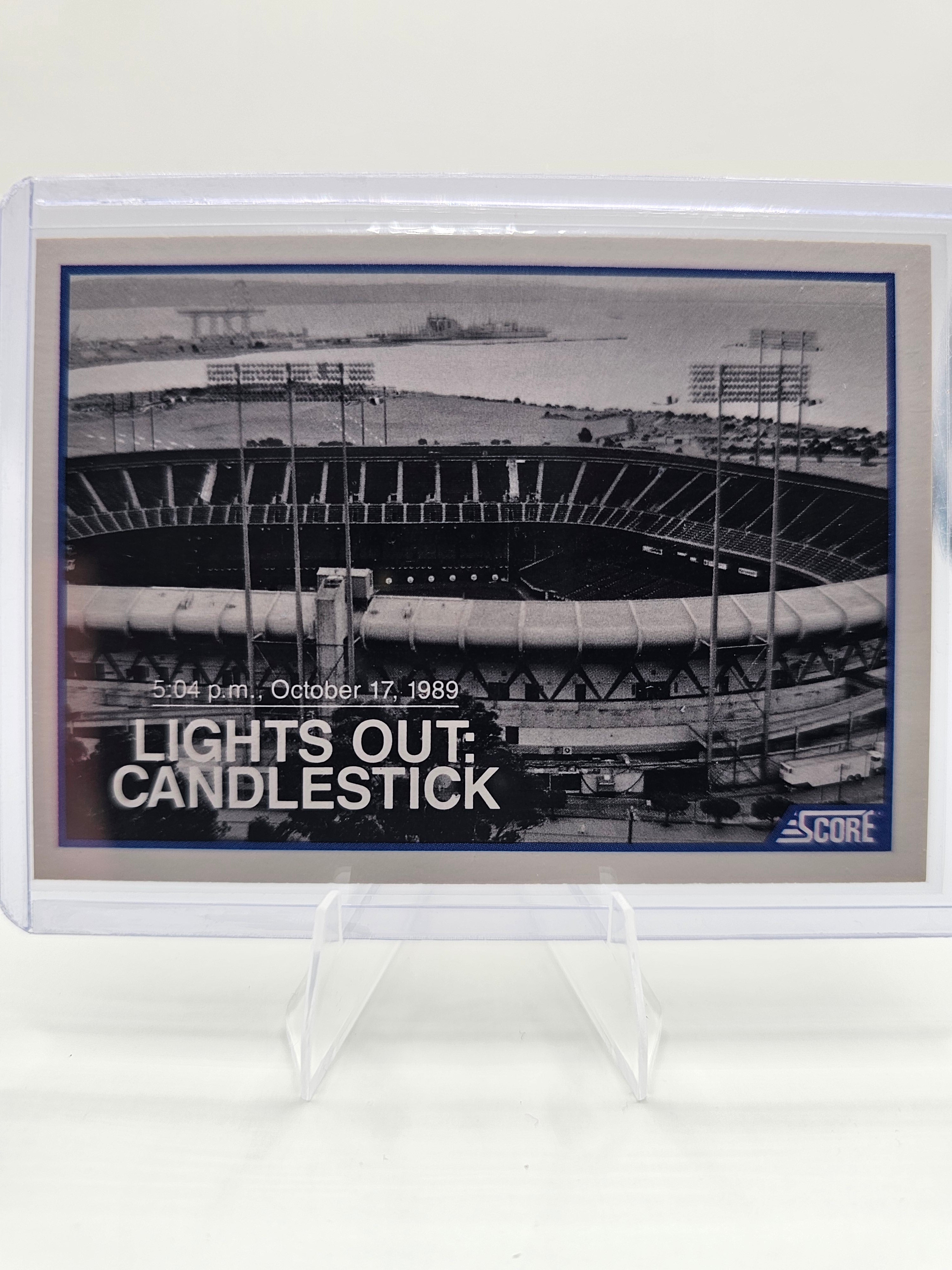 1990 Score Baseball #701 Lights Out: Candlestick
