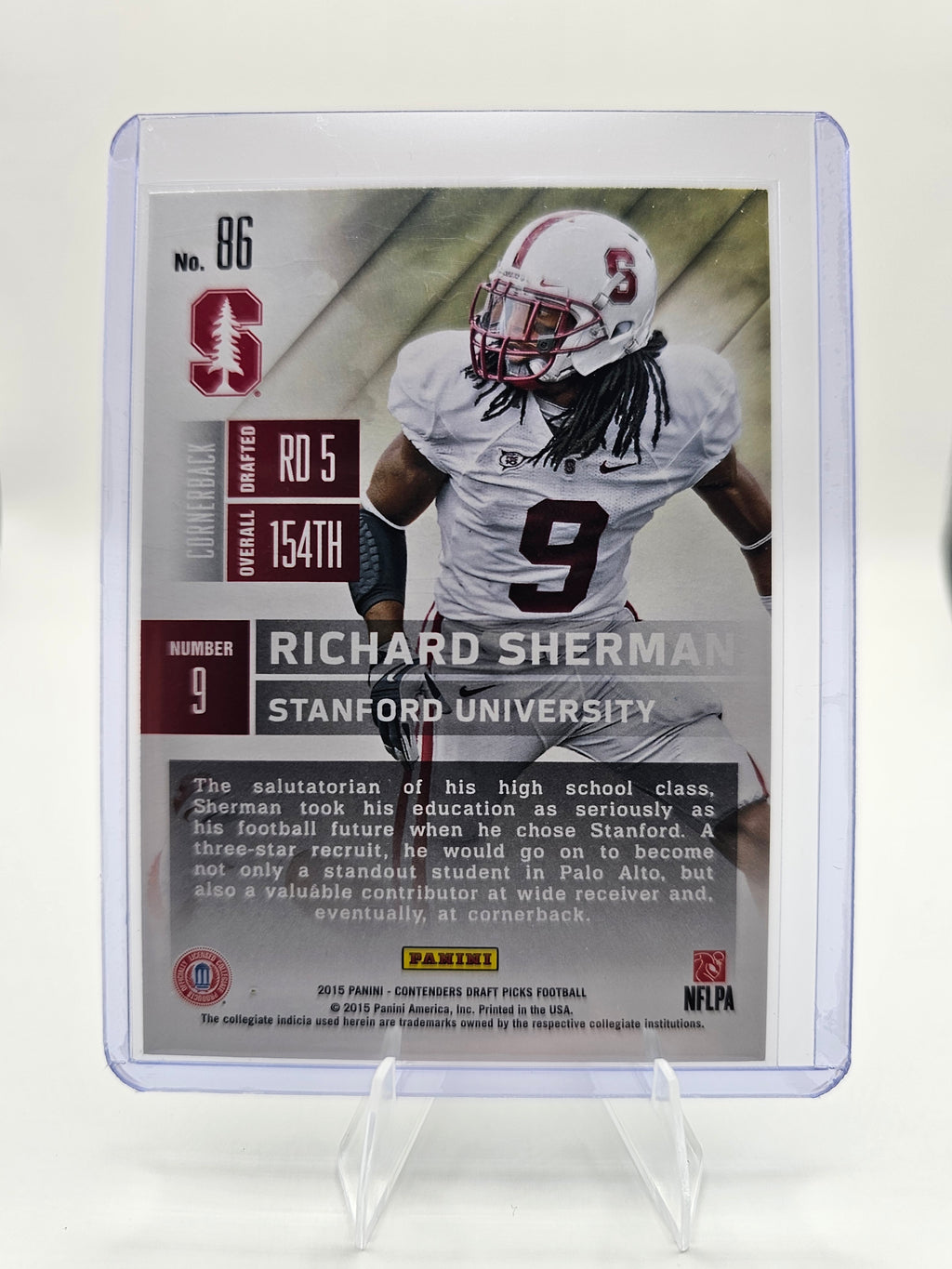 2015 Panini Contenders Draft Picks #86 Richard Sherman