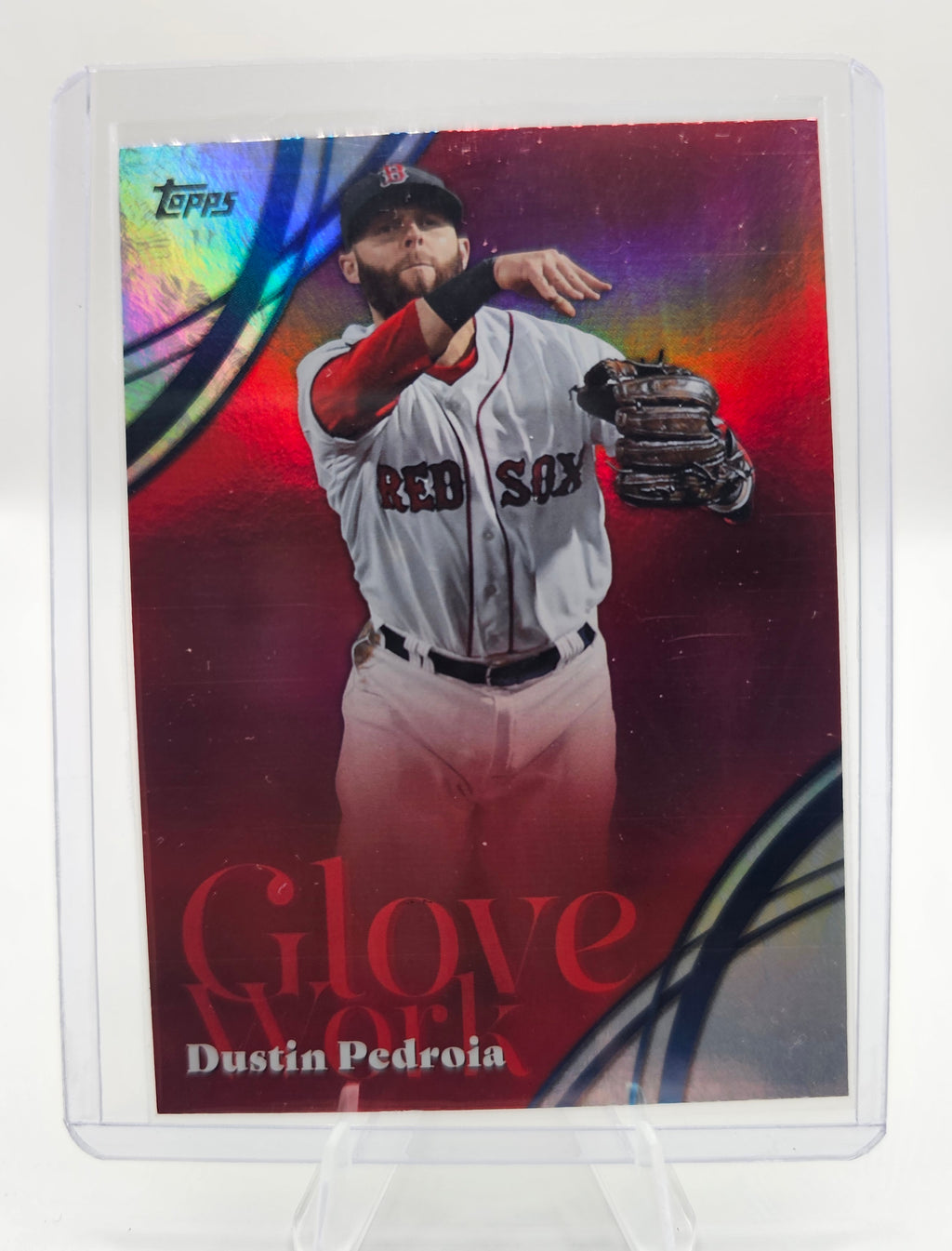 2026 Topps Glove Work #GW-47 Dustin Pedroia – Boston Red Sox