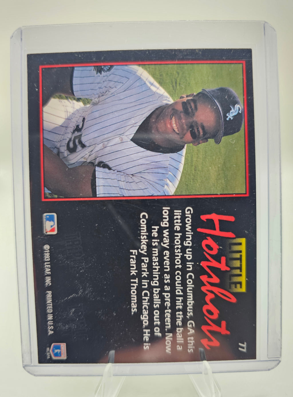 1993 Triple Play #77 Frank Thomas
