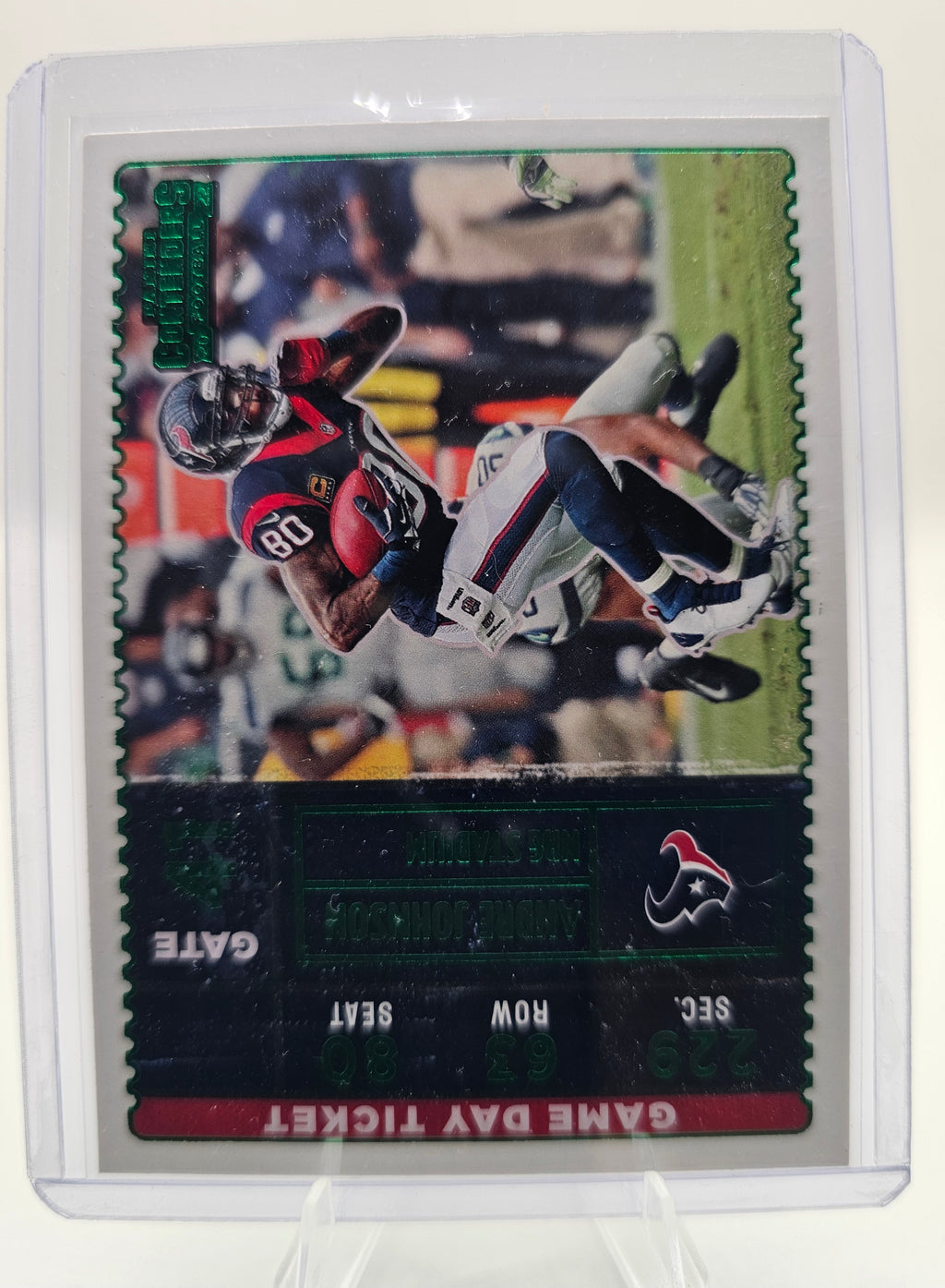 2022 Panini Contenders #GDT-AJO Andre Johnson Game Day Ticket