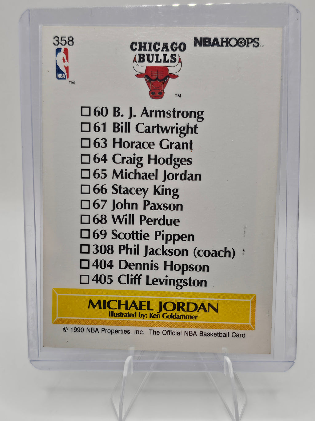 1990-91 Hoops #358 Michael Jordan