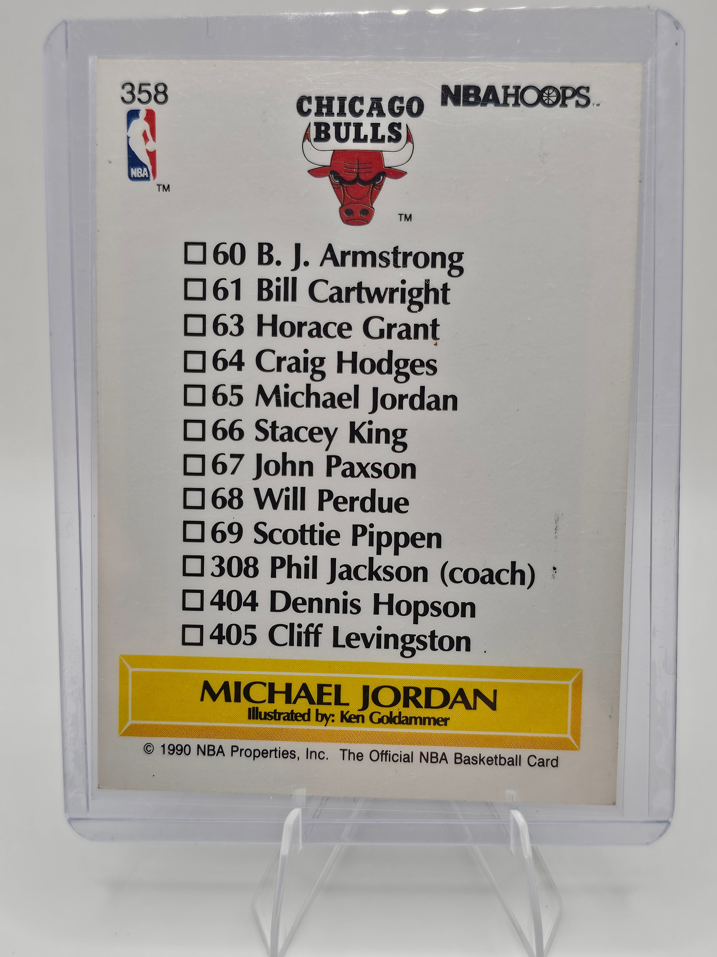 1990-91 Hoops #358 Michael Jordan