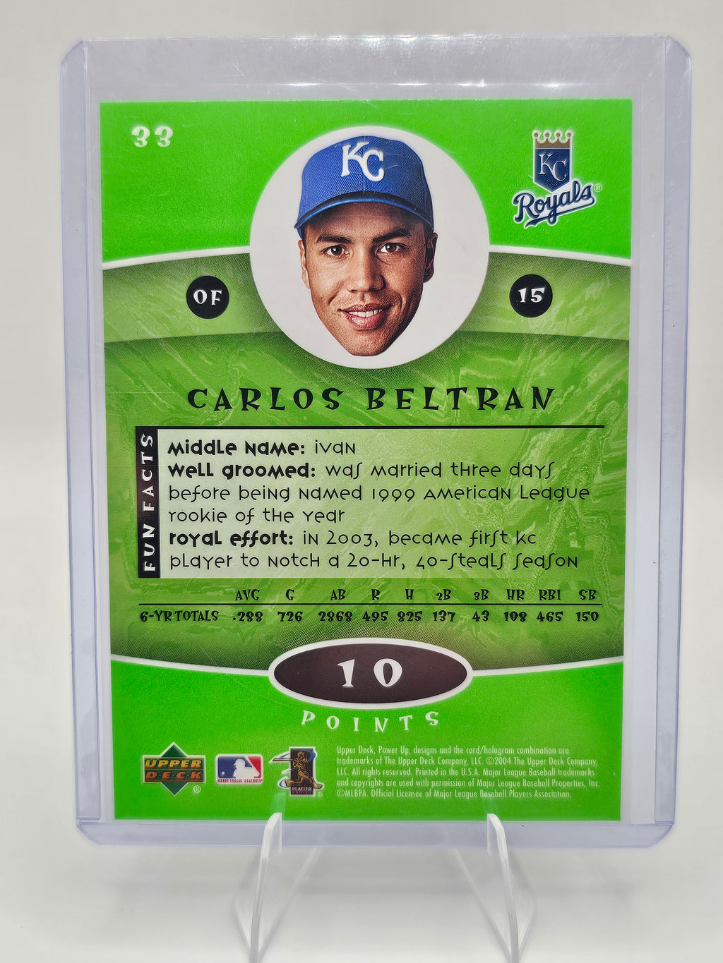 2004 Upper Deck Power Up #33 Carlos Beltran