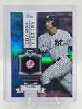 2013 Topps #CH-42 Alex Rodriguez Chasing History Silver Foil