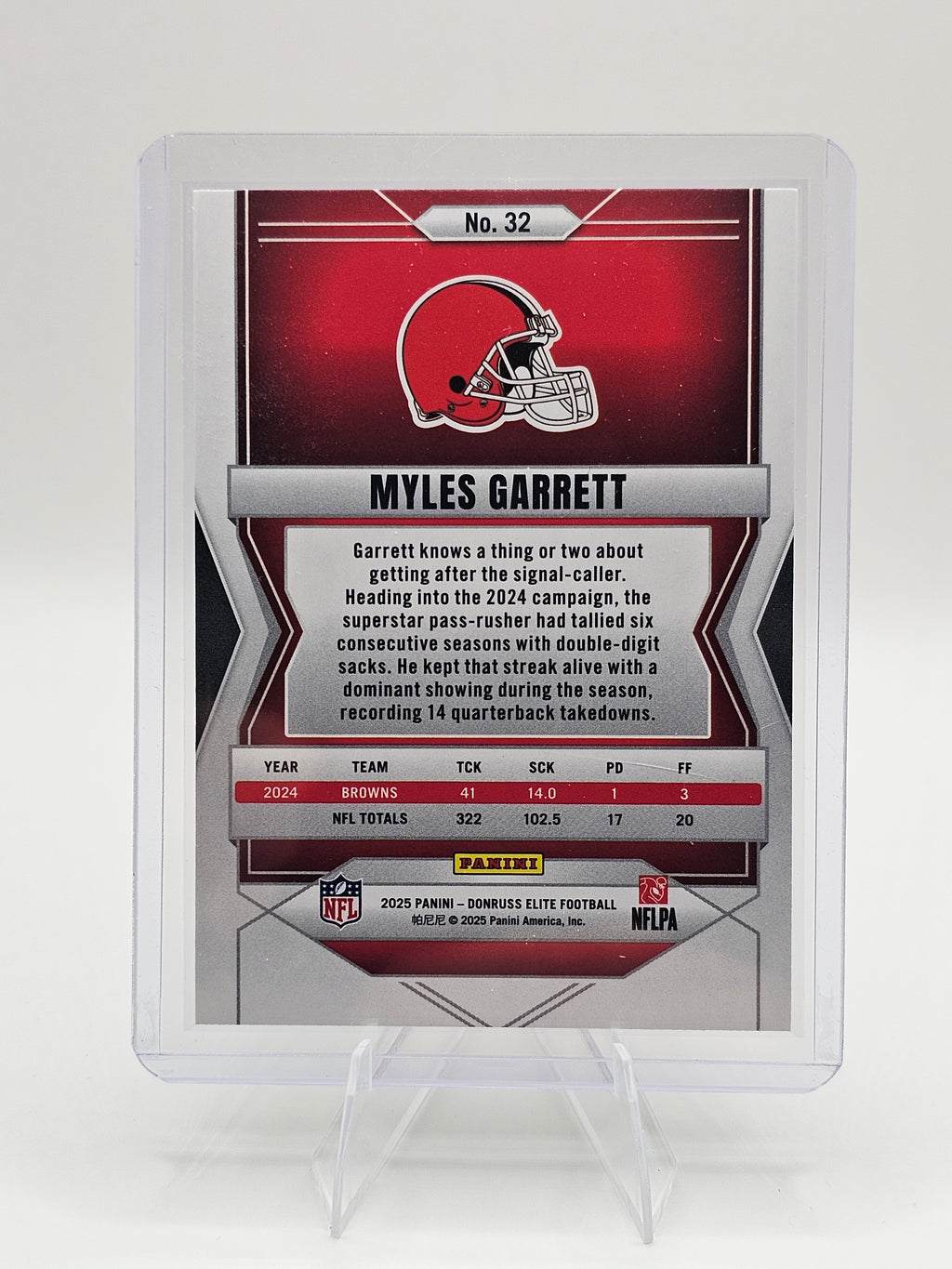2025 Donruss Elite #32 Myles Garrett
