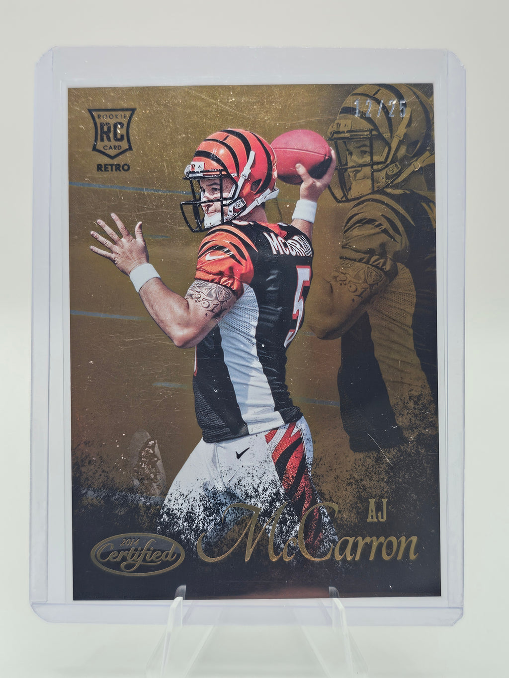 2014 Panini Certified Rookie Retro Red #RR5 A.J. McCarron 12/25