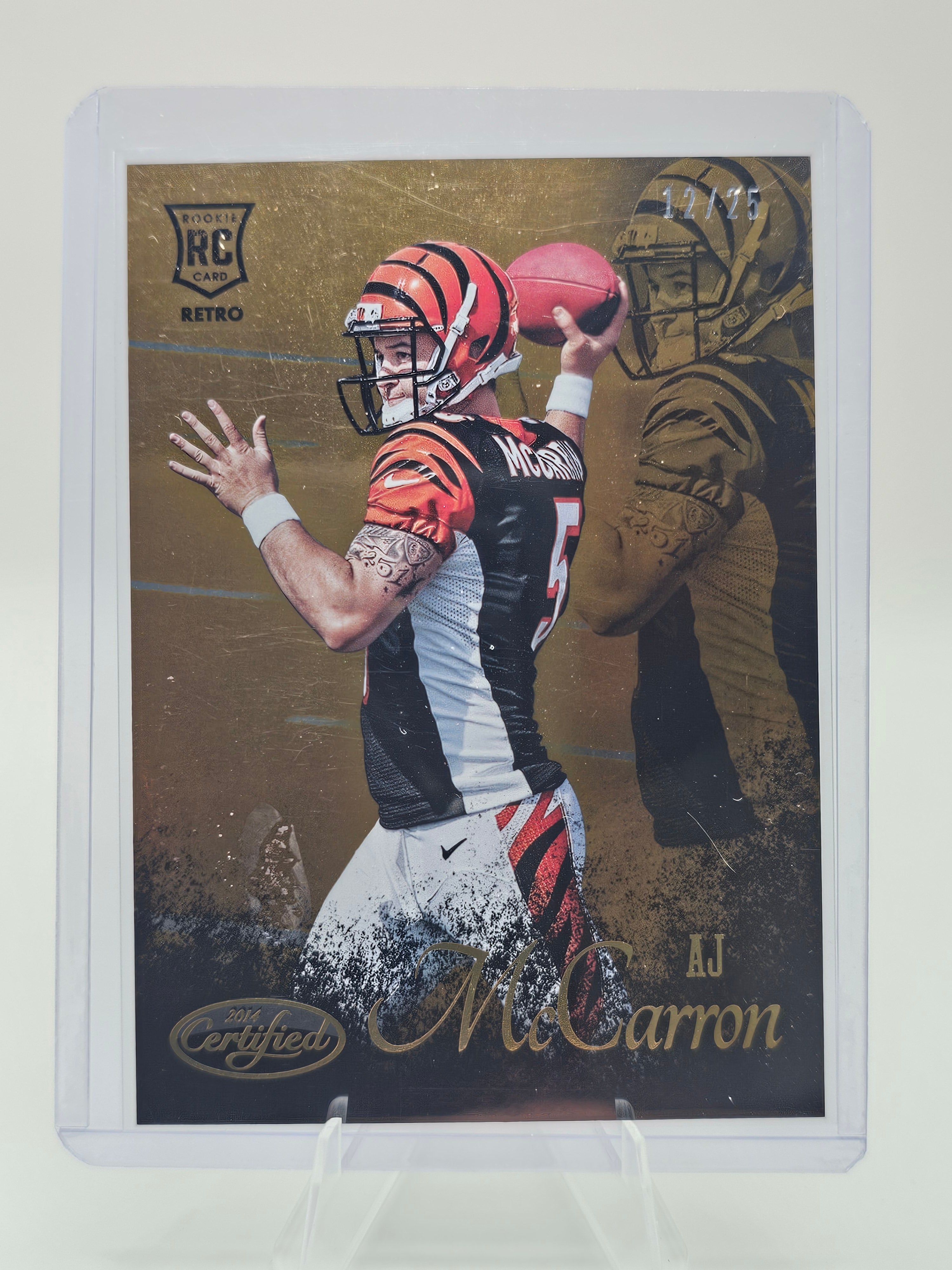 2014 Panini Certified Rookie Retro Red #RR5 A.J. McCarron 12/25
