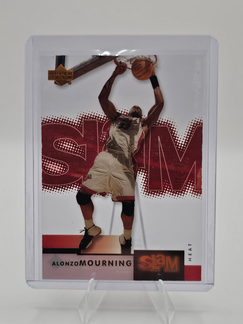 2000-01 Upper Deck Slam #28 Alonzo Mourning