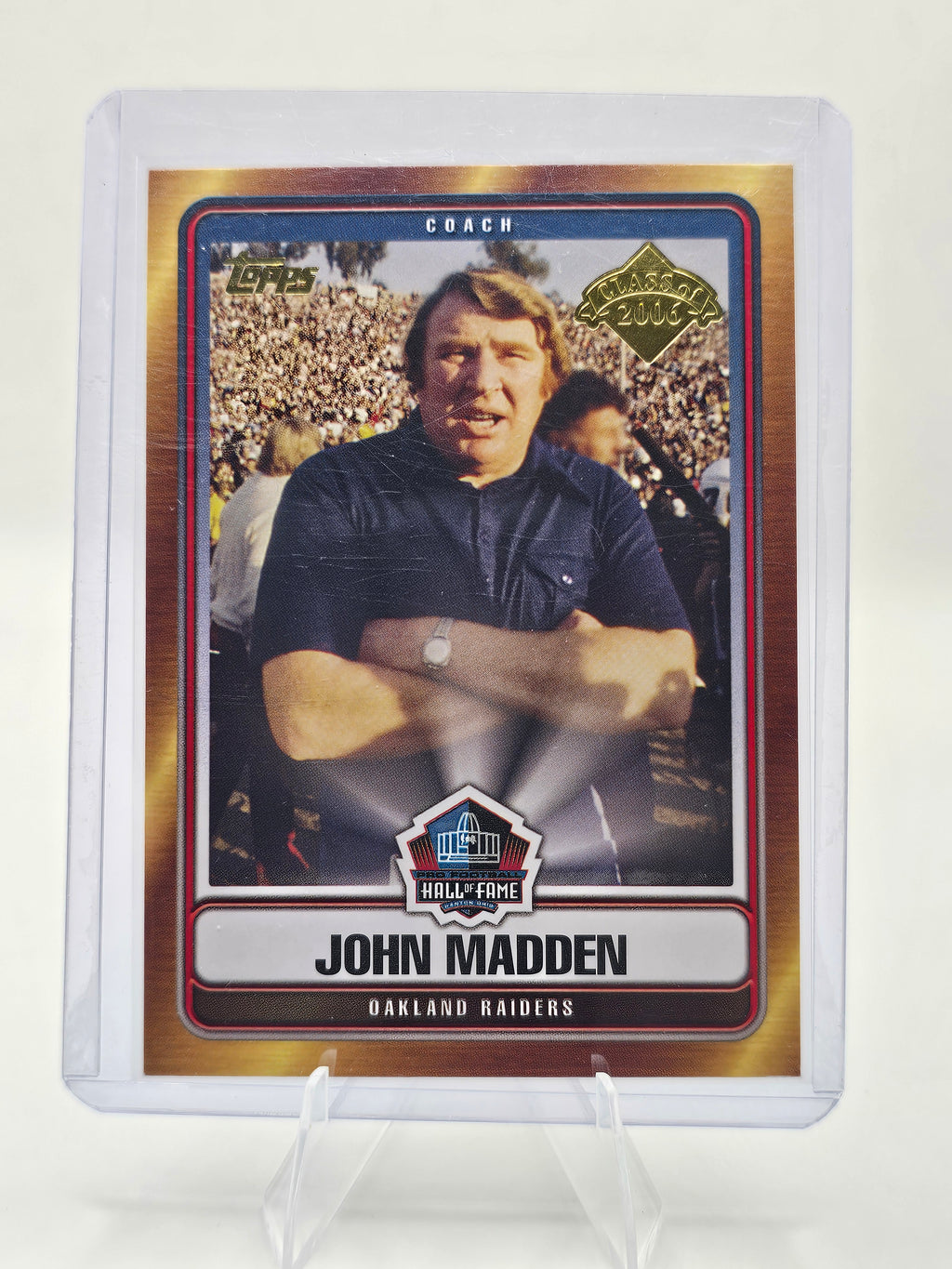 2006 Topps #HOF-JM John Madden Hall of Fame Class of 2006
