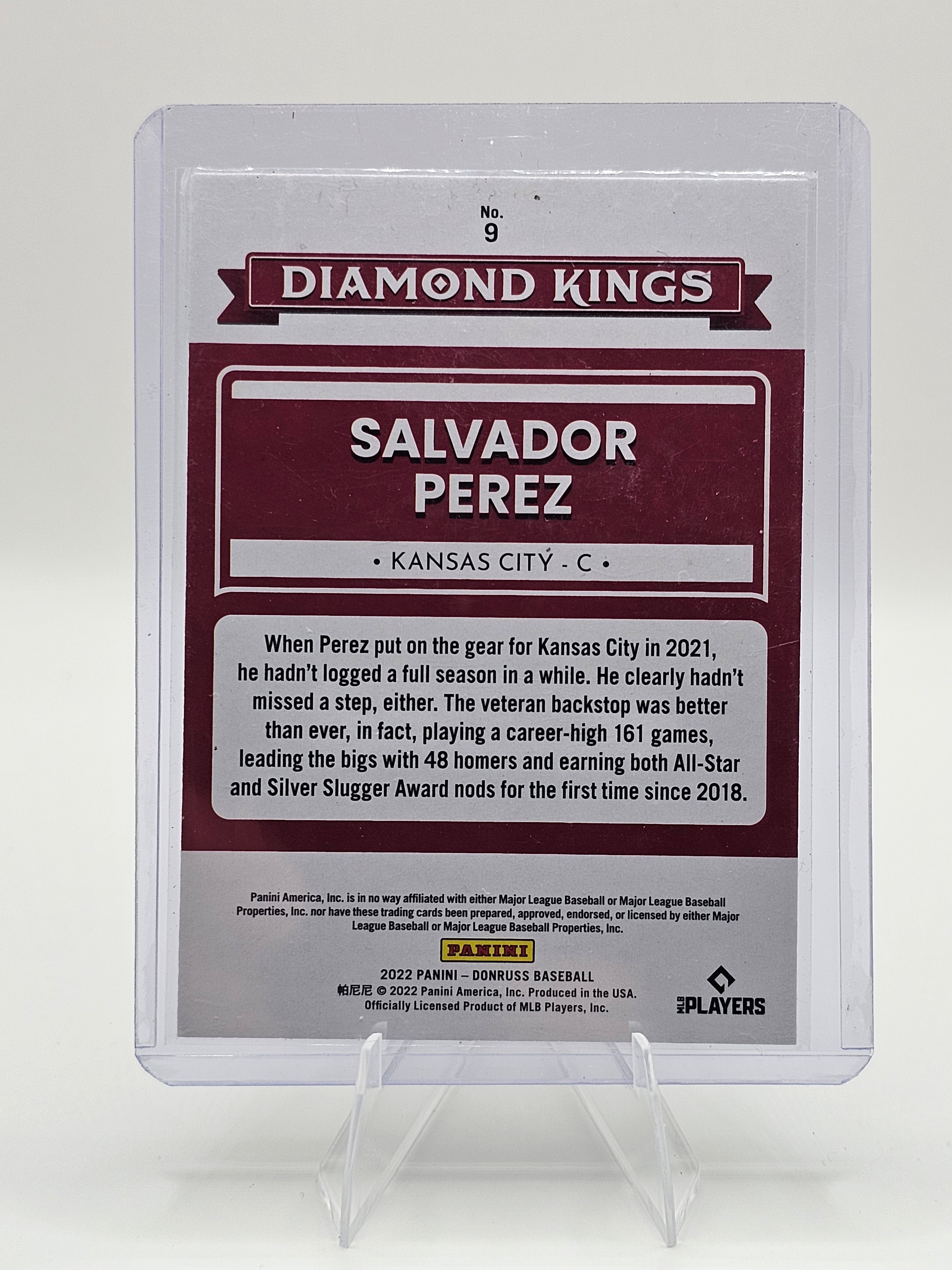 2022 Donruss #9 Salvador Perez