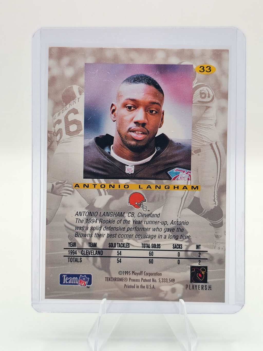 1995 Playoff Prime #33 Antonio Langham