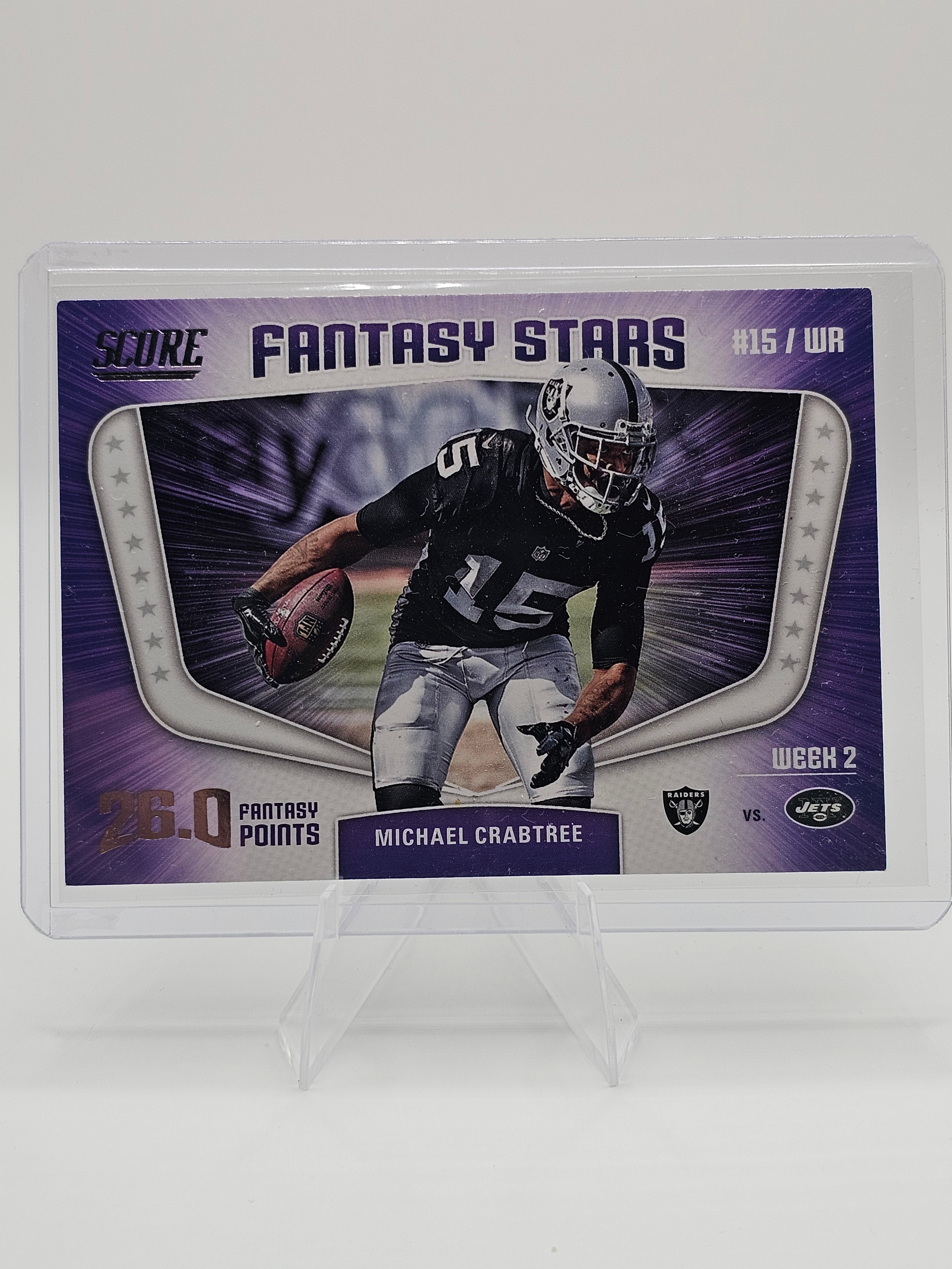 2018 Score #2 Michael Crabtree Fantasy Stars