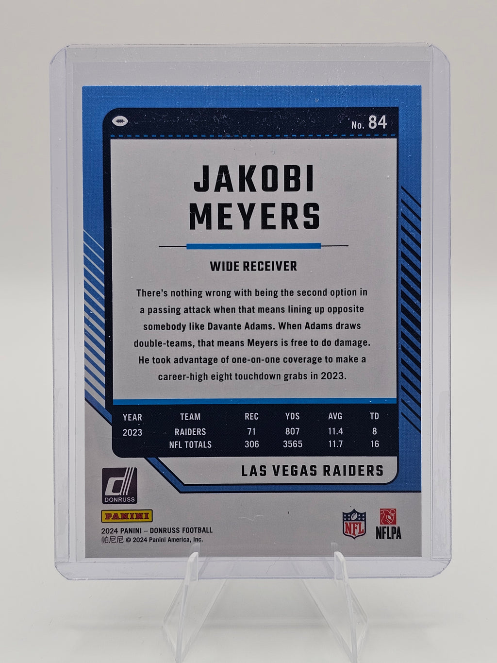 2024 Donruss #84 Jakobi Meyers