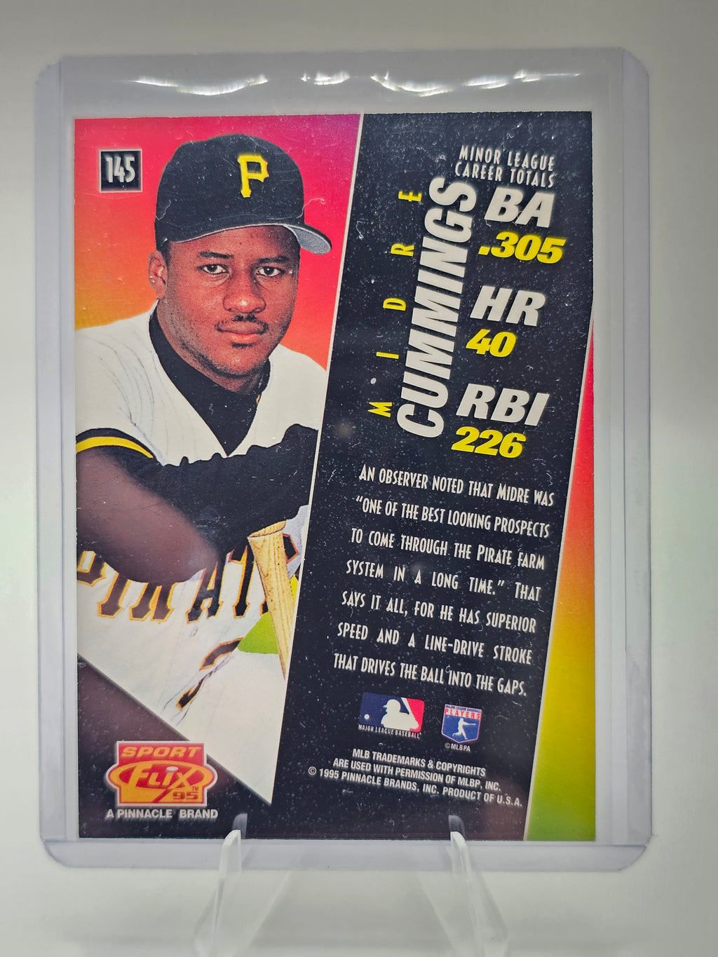 1995 Sportflix #145 Midre Cummings