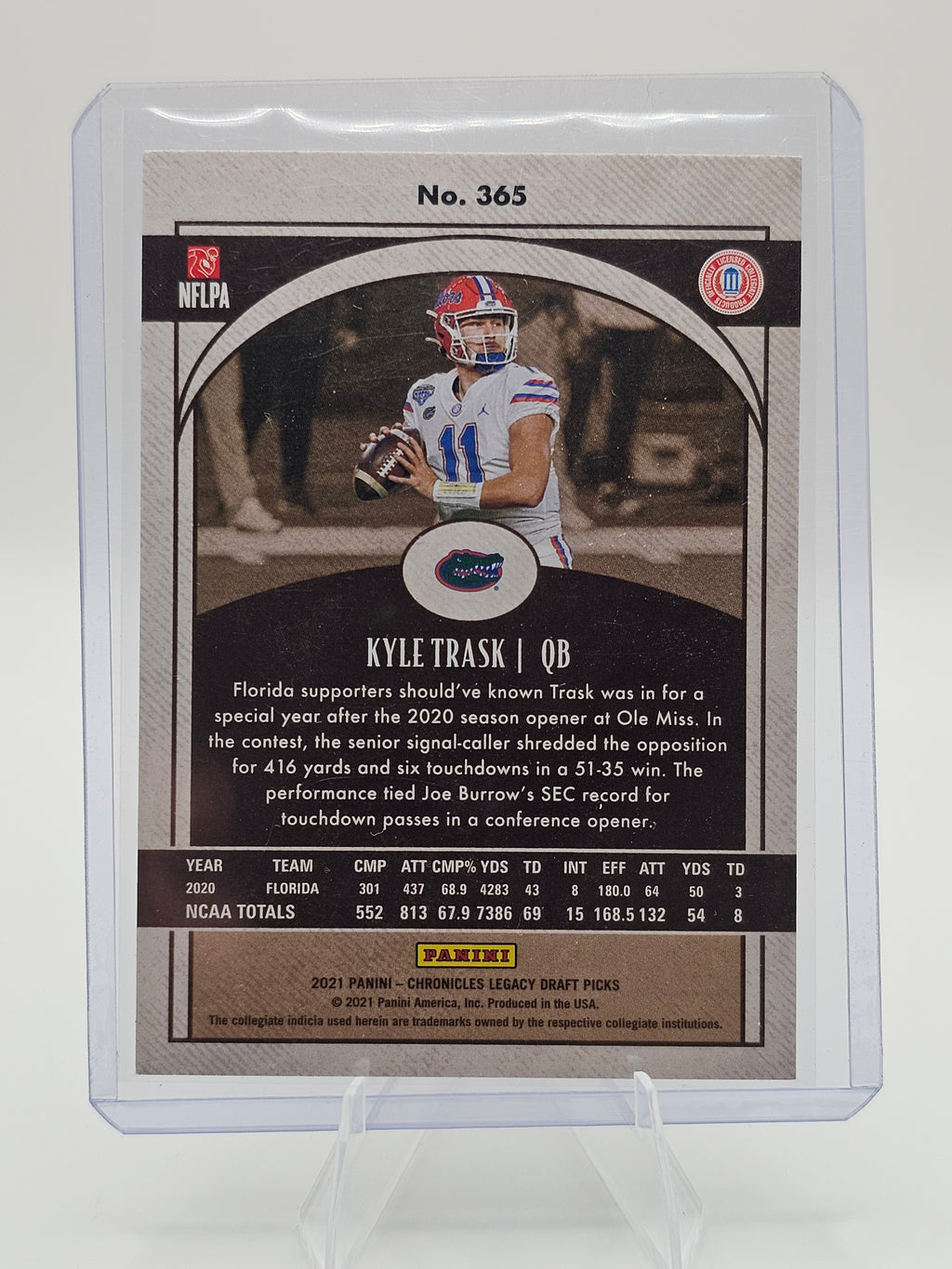 2021 Panini Chronicles Draft Picks #365 Kyle Trask