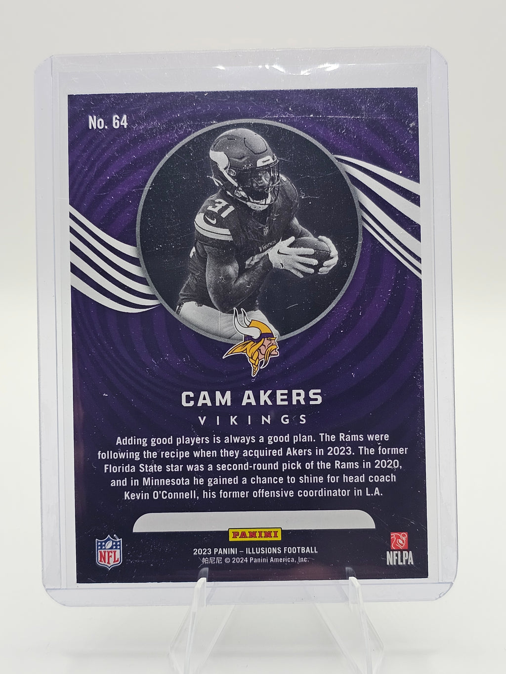 2023 Panini Illusions #64 Cam Akers