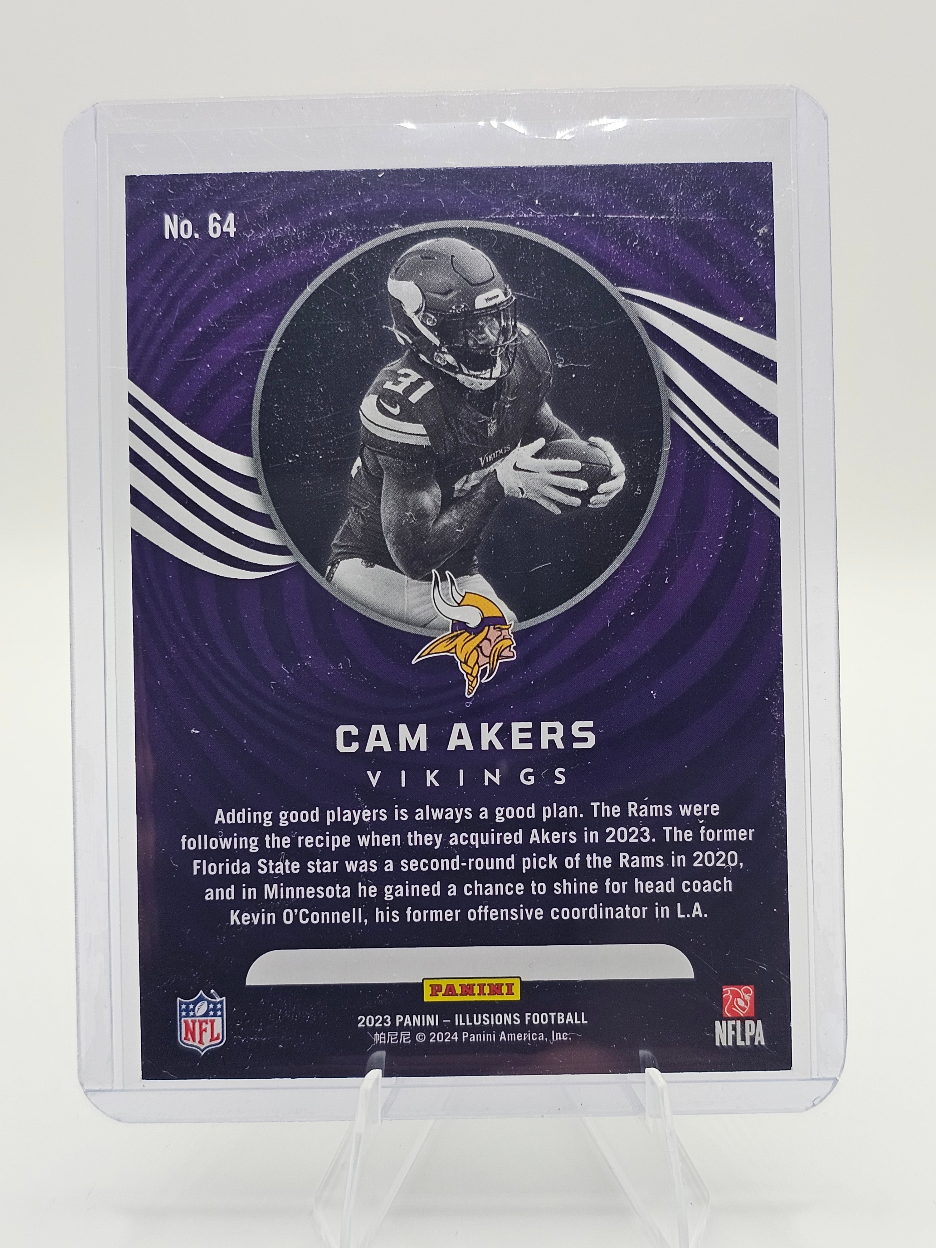 2023 Panini Illusions #64 Cam Akers