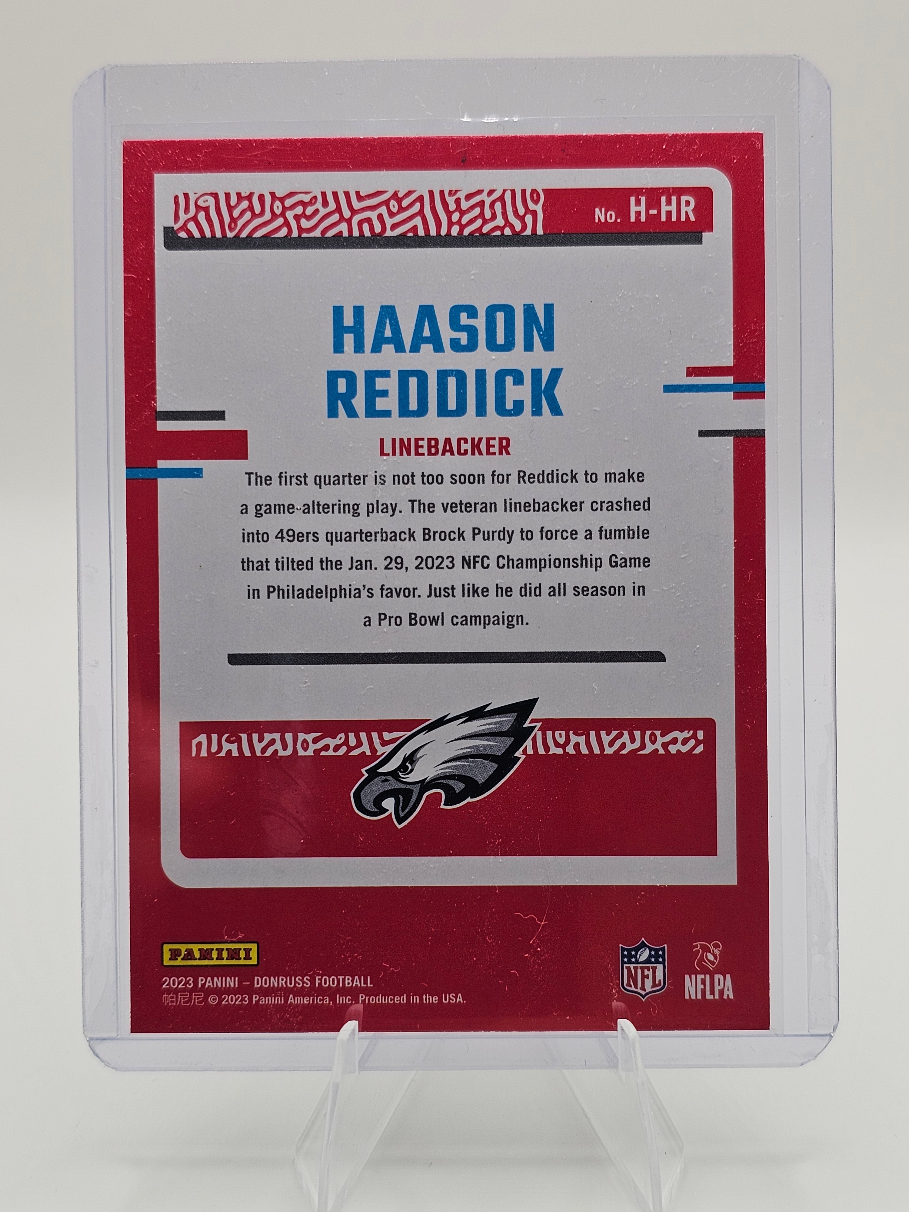 2023 Donruss #H-HR Haason Reddick Highlights