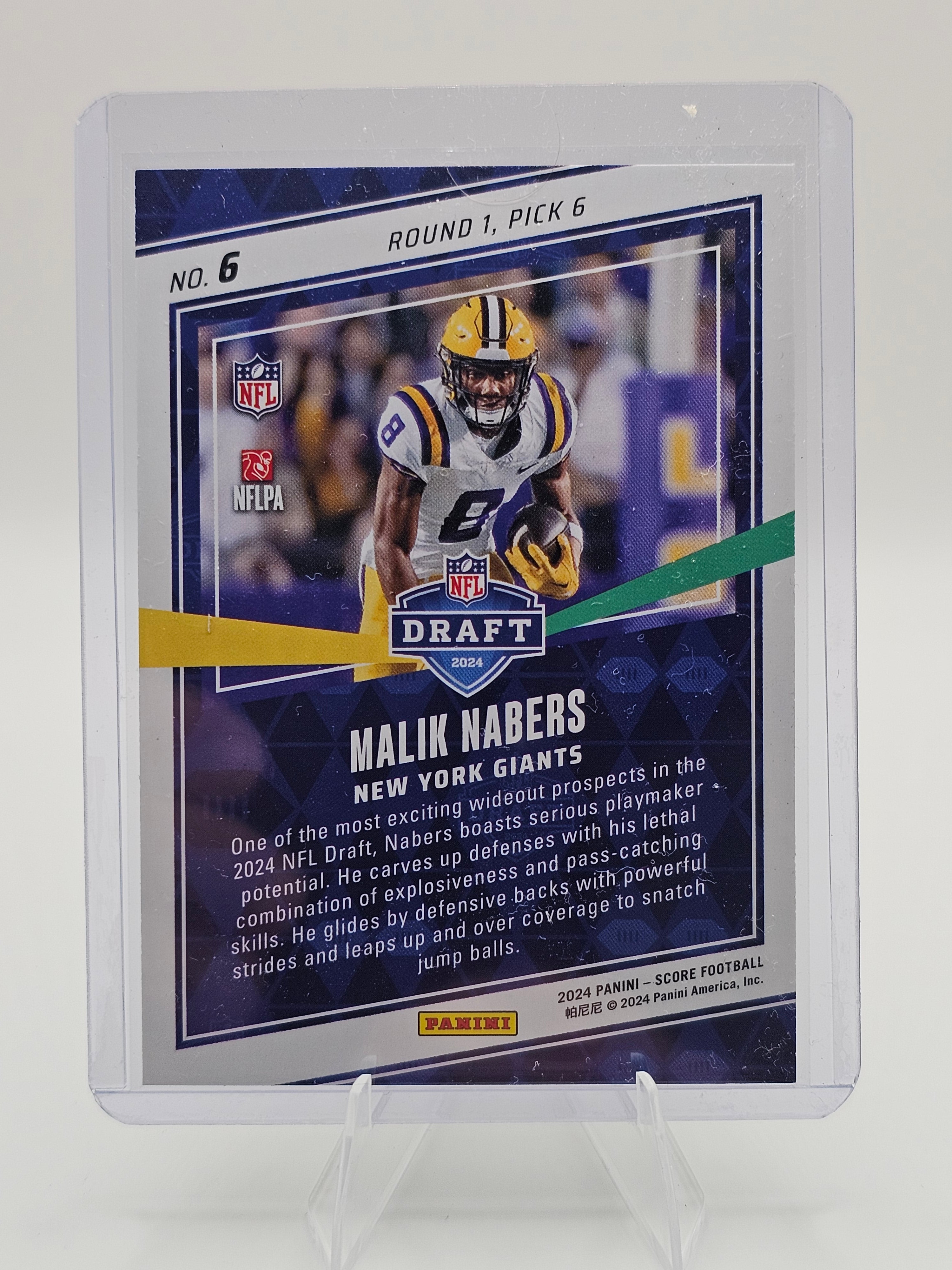 2024 Score #6 Malik Nabers NFL Draft