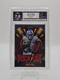 2024 Panini Absolute Rock Out #RO-JGS Jahmyr Gibbs C3 Graded 7.0
