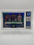 2017–18 Panini Status Factions #23 Isiah Thomas Joe Dumars Bill Laimbeer