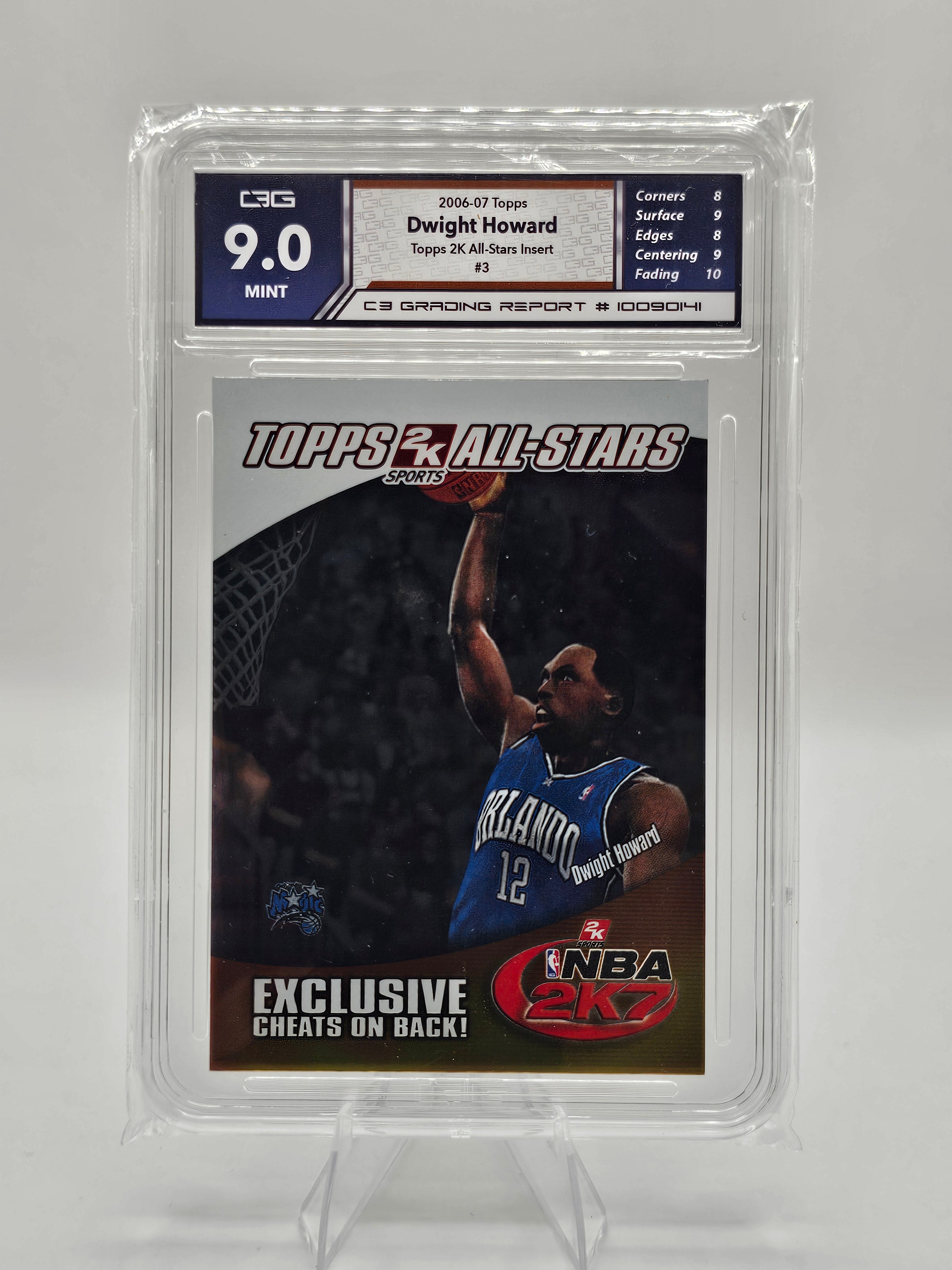 2006–07 Topps 2K All-Stars #3 Dwight Howard C3 9.0 MINT | NBA 2K7