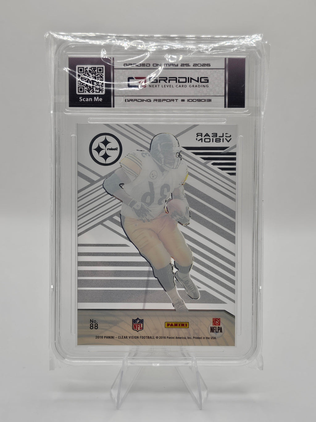 2016 Panini Clear Vision Jerome Bettis #88 C3 9.5 GEM MINT