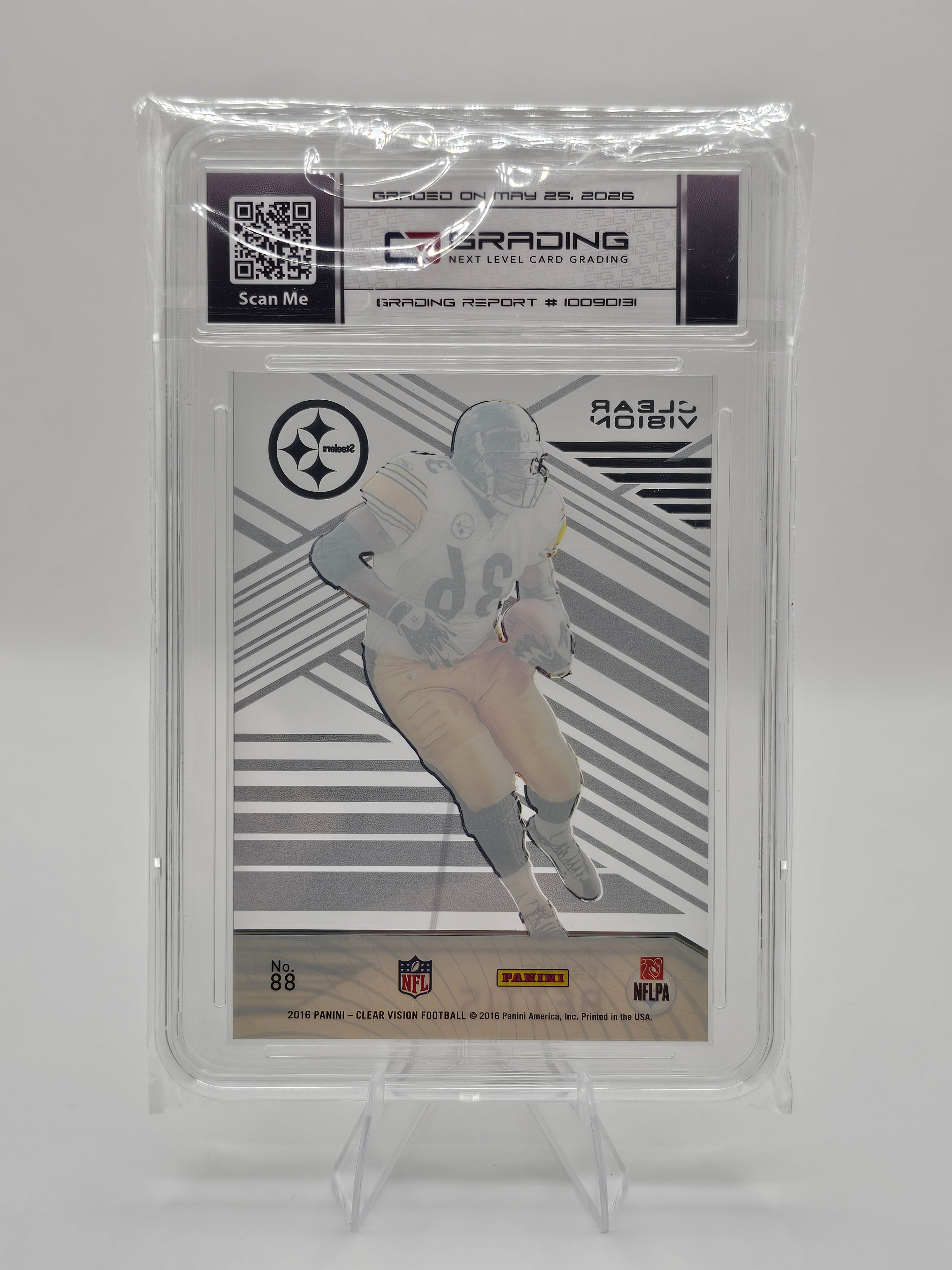 2016 Panini Clear Vision Jerome Bettis #88 C3 9.5 GEM MINT