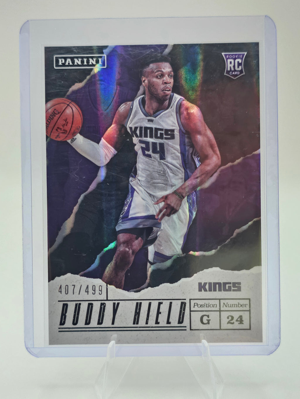 2017 Panini Father's Day #44 Buddy Hield RC 407/499 Sacramento Kings