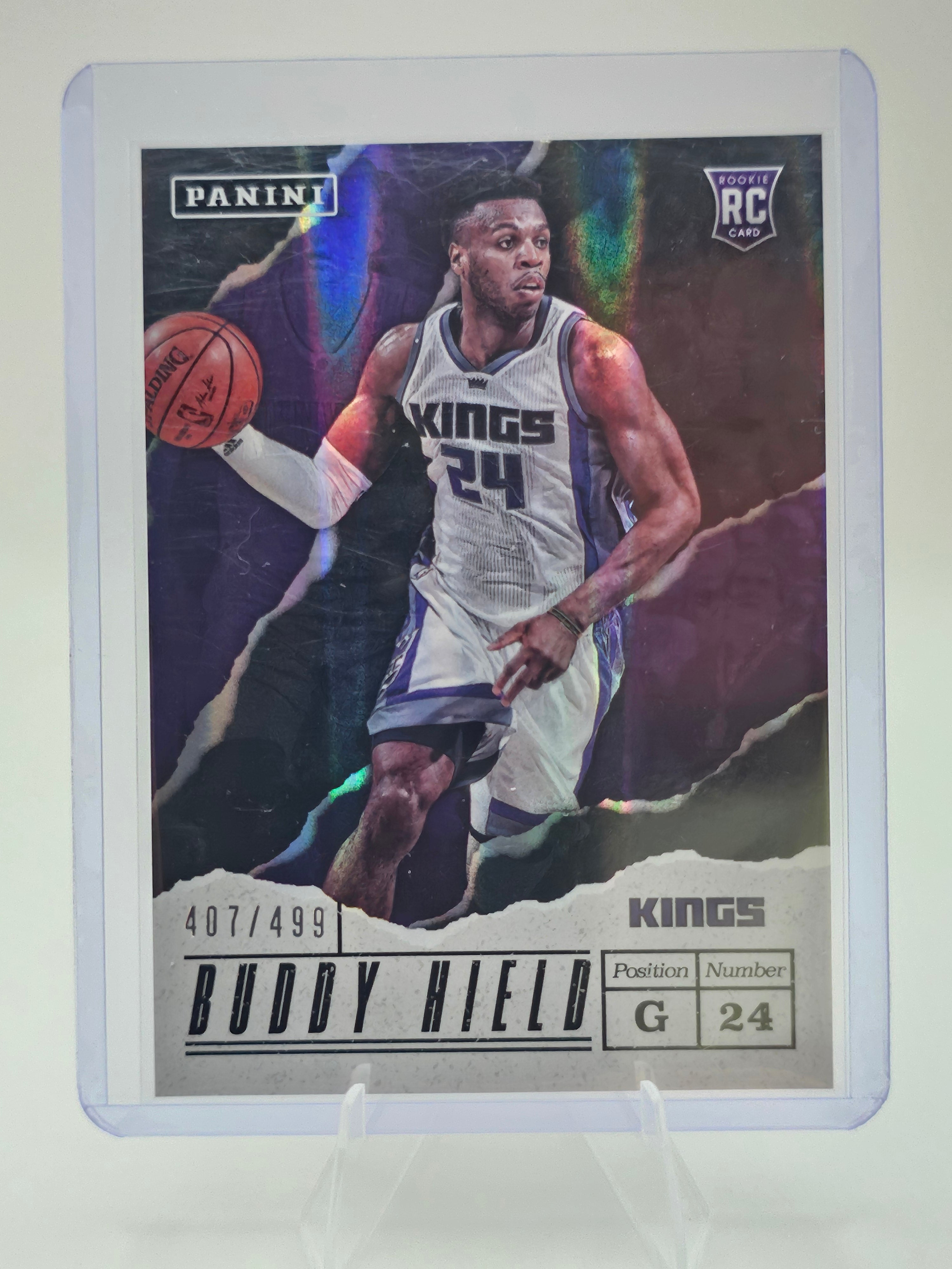 2017 Panini Father's Day #44 Buddy Hield RC 407/499 Sacramento Kings