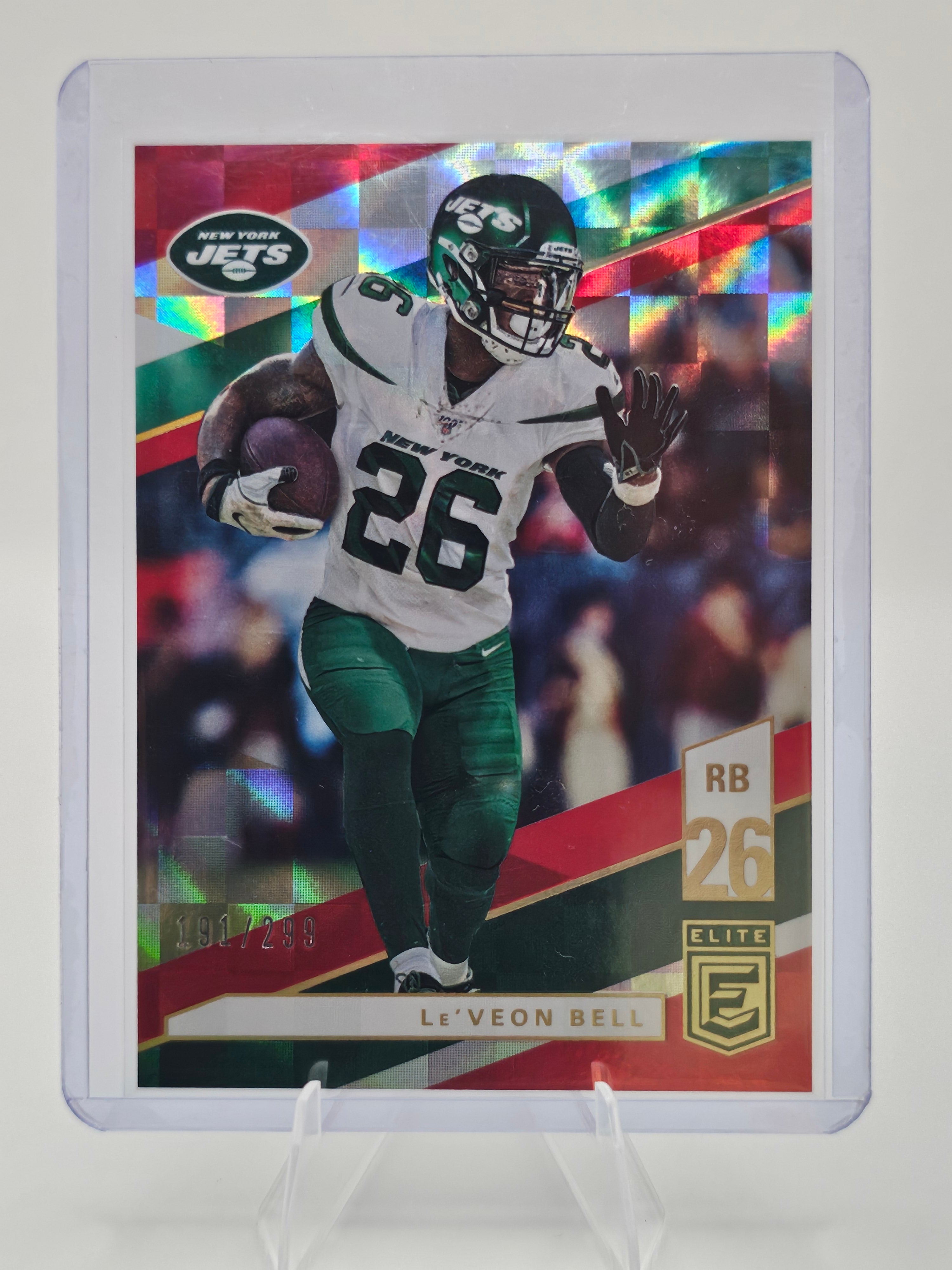 2019 Donruss Elite Aspirations #80 Le'Veon Bell 191/299 New York Jets