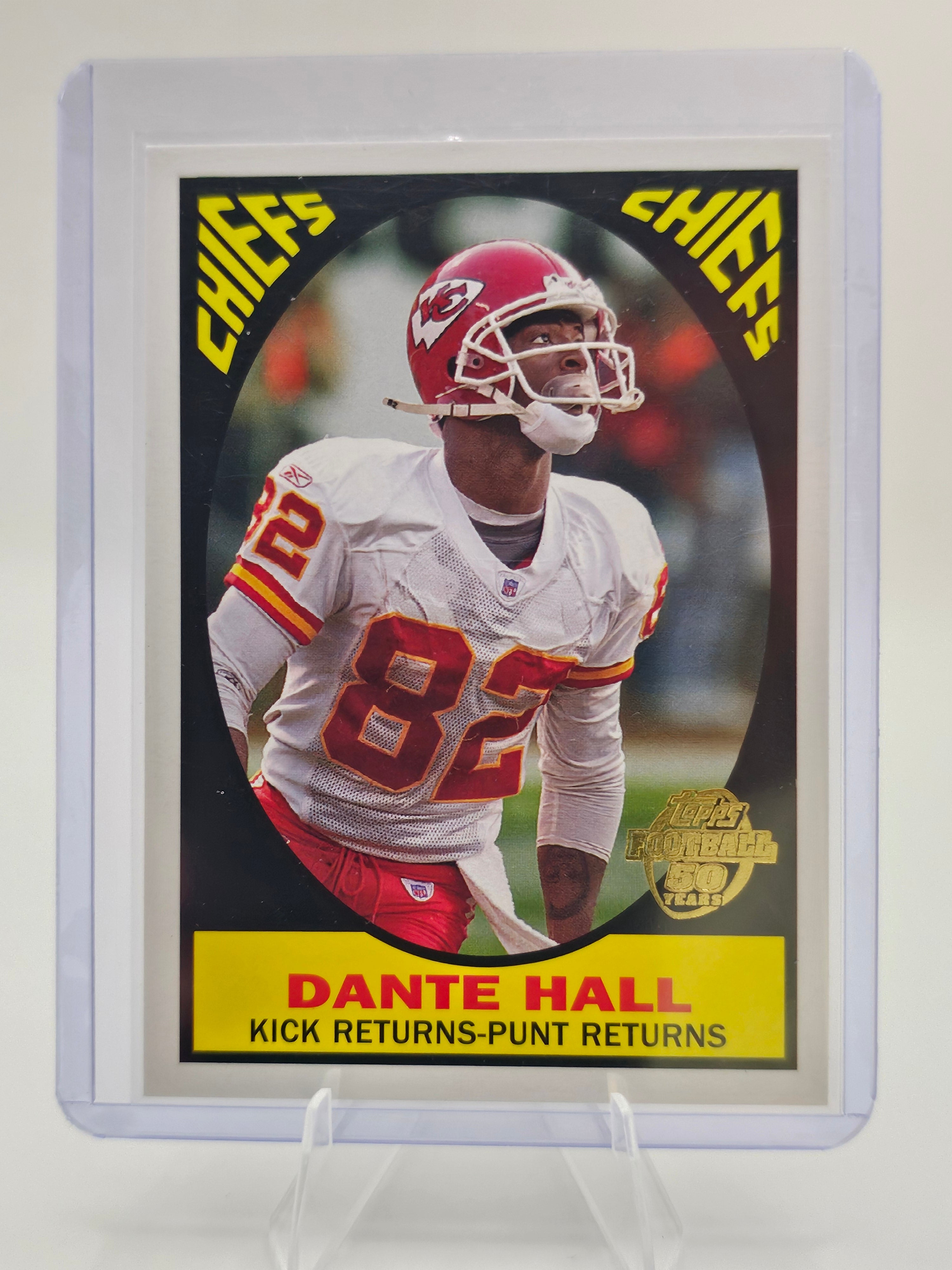 2005 Topps Football 50 Years Chiefs Chiefs TB12 Dante Hall Kansas City Chiefs