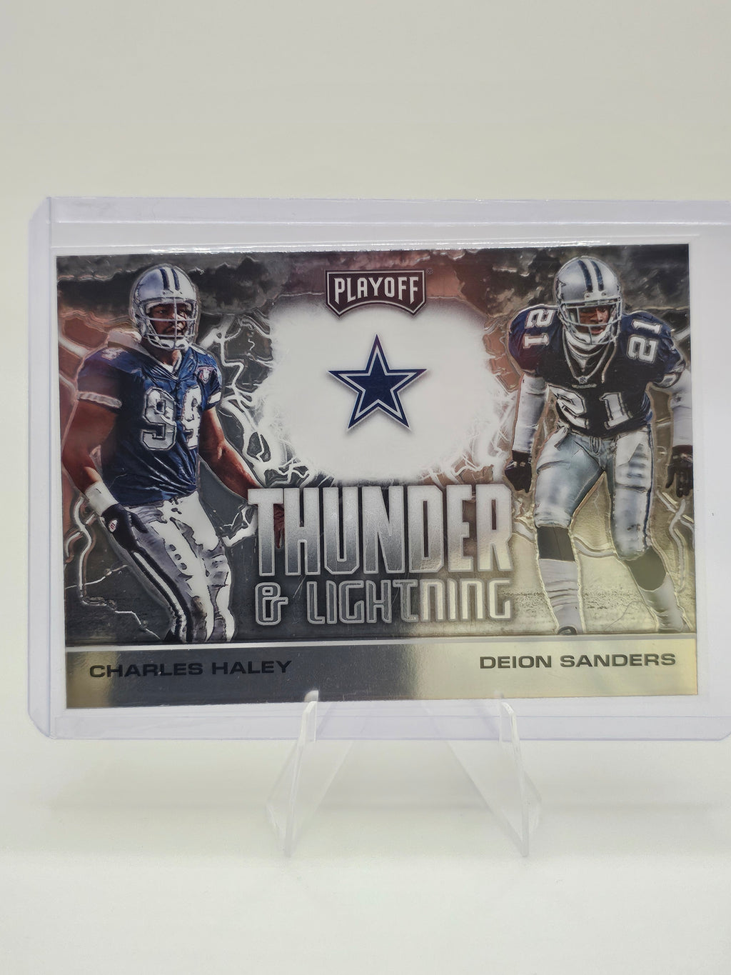 2020 Panini Playoff Thunder & Lightning TL-17 Charles Haley Deion Sanders