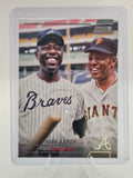 2022 Topps Stadium Club #218 Hank Aaron Atlanta Braves Hall of Fame