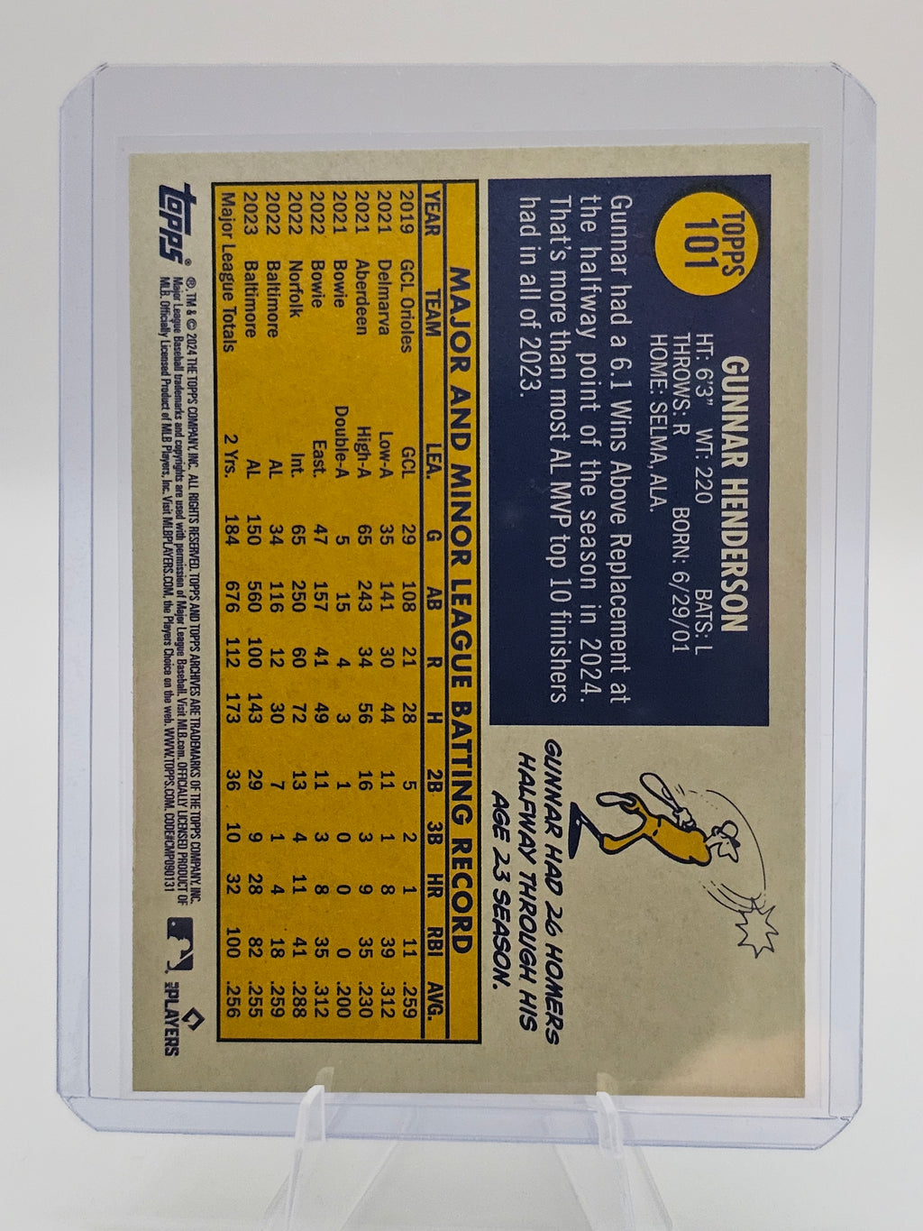 2025 Topps 1990 Topps Baseball #T90-101 Gunnar Henderson Baltimore Orioles