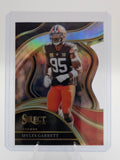 2023 Panini Select #232 Myles Garrett Club Level Silver Prizm Cleveland Browns