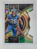 2023 Panini Select Black & Green Prizm Die-Cut #127 Jonathan Taylor