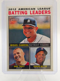 2013 Topps Heritage #8 Miguel Cabrera Mike Trout Adrian Beltre