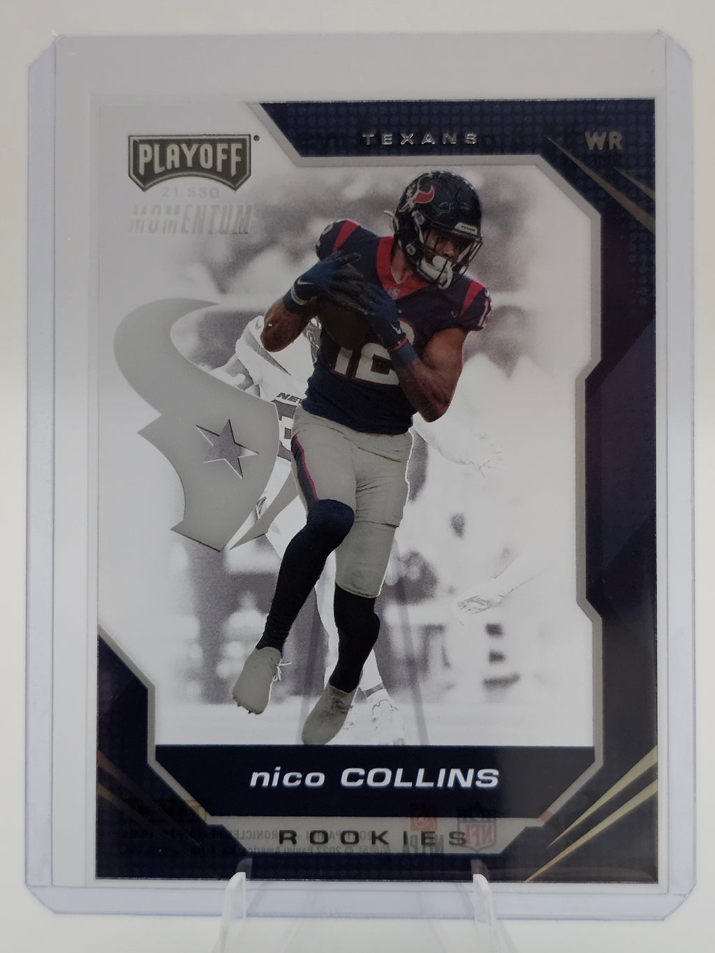 2021 Panini Chronicles Rookies Holo Silver #PMR-24 Nico Collins RC