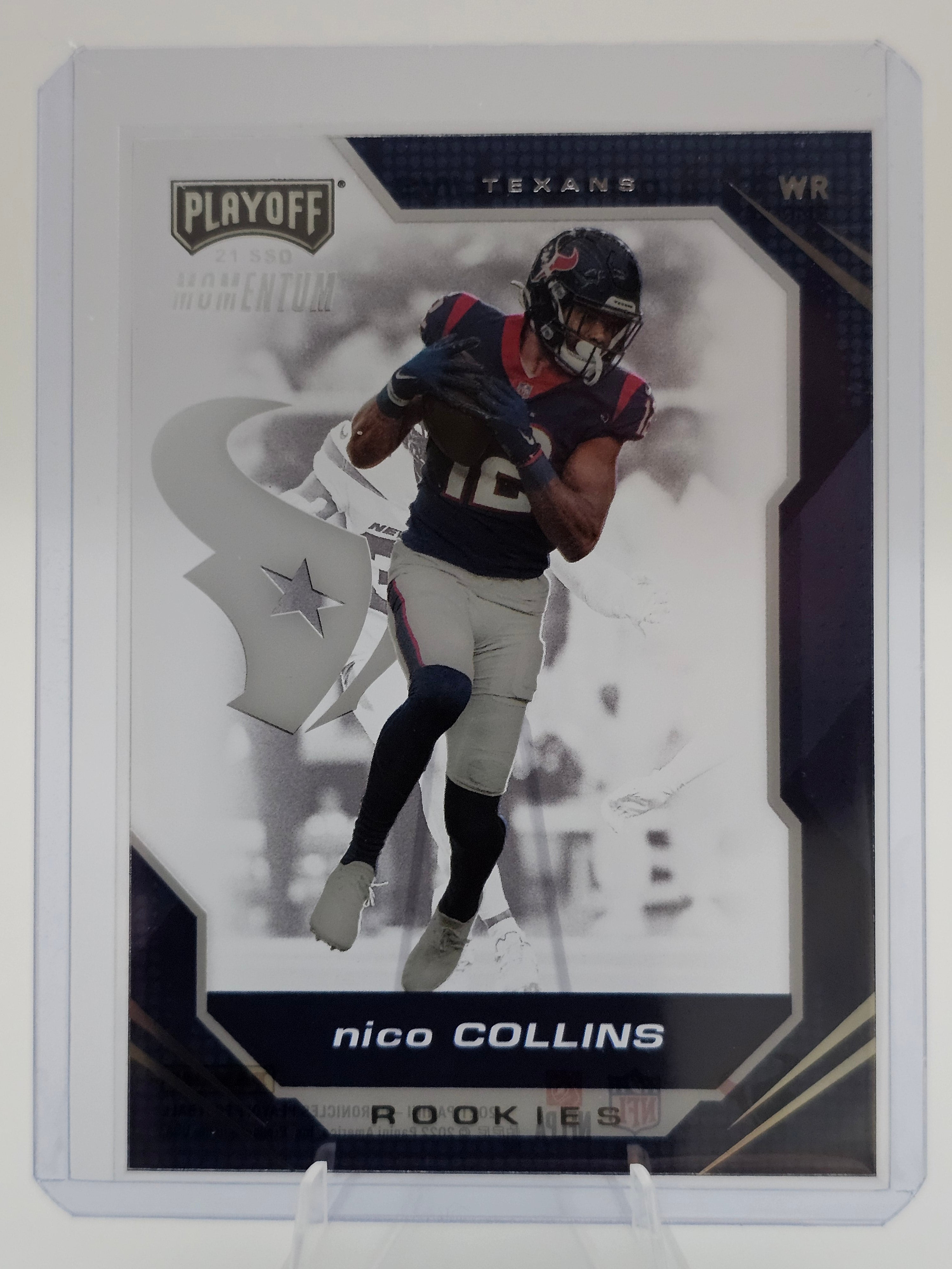 2021 Panini Chronicles Rookies Holo Silver #PMR-24 Nico Collins RC
