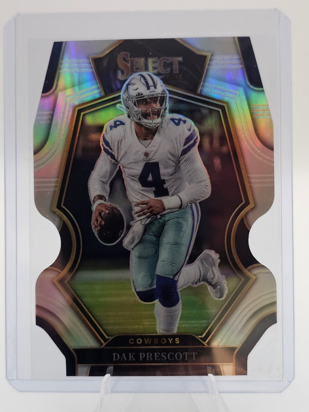 2022 Panini Select Premier Level Silver Prizm Die-Cut #127 Dak Prescott