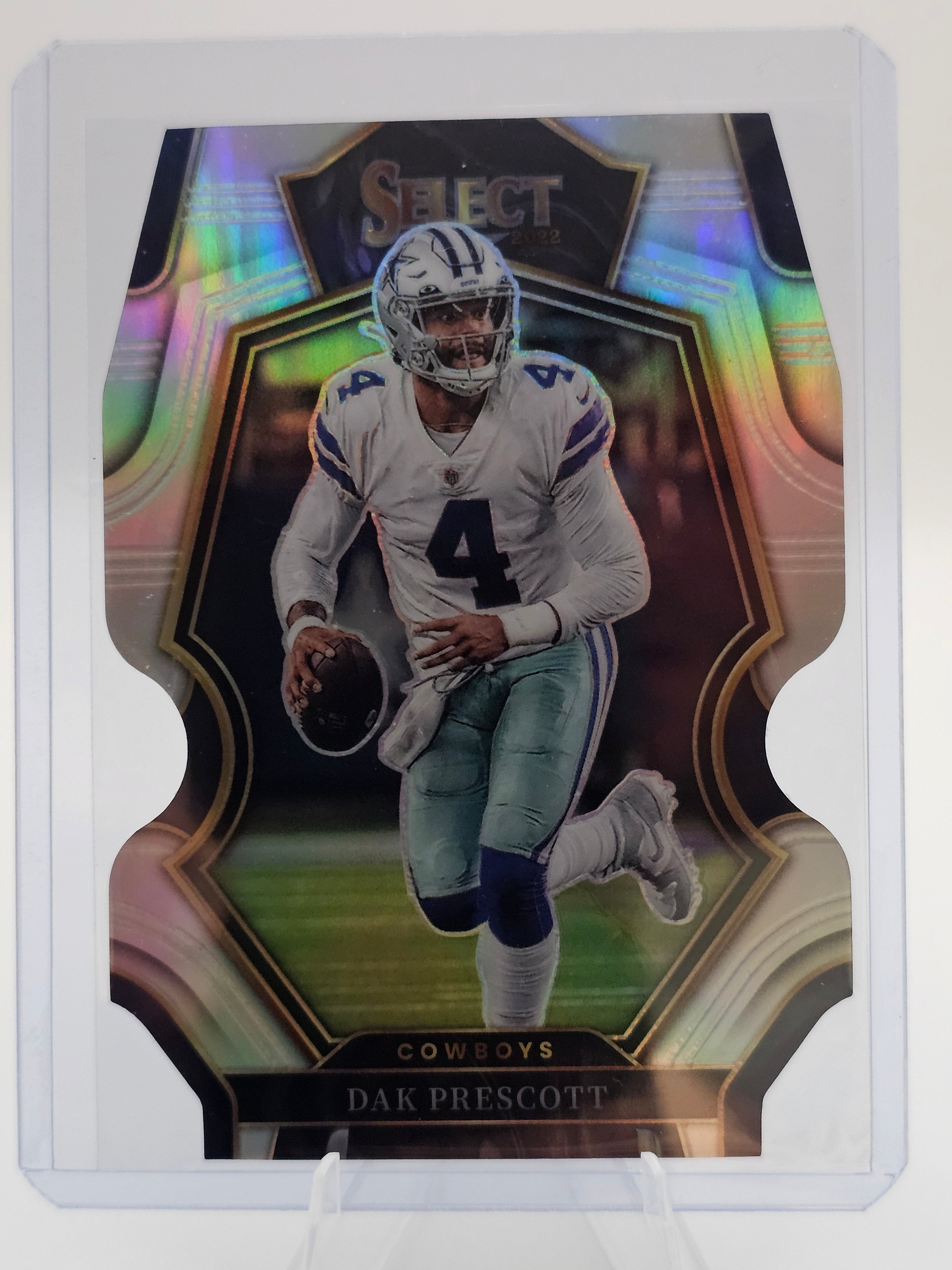 2022 Panini Select Premier Level Silver Prizm Die-Cut #127 Dak Prescott