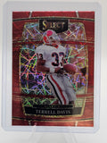 2022 Panini Select Draft Picks Concourse Red Lazer Prizm #57 Terrell Davis